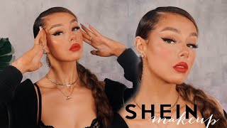 CHEAP MAKEUP ALERT TESTING A FULL FACE OF SHEIN MAKEUP [upl. by Brittney697]