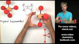 VSEPR Theory Part 2 Trigonal Bipyramidal Family [upl. by Nowahs780]