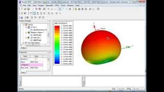 draw a 3D radiation pattern HFSS [upl. by Ymac]