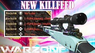 The NEW KILLFEED in WARZONE [upl. by Hamitaf25]