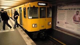 UBahn Berlin Bahnhof Alexanderplatz U2 1080p [upl. by Rachelle]