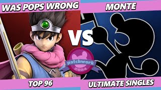 Patchwork 2024  Was Pops wrong for this Hero Vs Monte Game amp Watch Smash Ultimate  SSBU [upl. by Gigi]