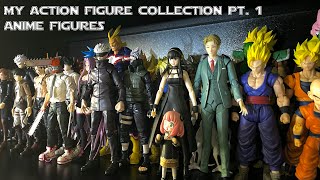 My Action Figure Collection pt 1 Anime Figures SH Figuarts Figma amp more [upl. by Koressa]