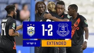 HUDDERSFIELD 12 EVERTON  CARABAO CUP HIGHLIGHTS  IWOBI  TOWNSEND WIN TIE FOR 10MAN BLUES [upl. by Rolph]