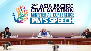 LIVE PM Modi addresses 2nd Asia Pacific Civil Aviation Ministers Conference [upl. by Adella]