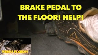 SinkingSpongy Brake Pedal With ABS SYSTEM Nothing Works Watch Fixed [upl. by Jarrow]