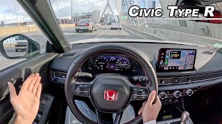 2023 Honda Civic Type R After 12000 Miles  FL5 Ownership Update POV Binaural Audio [upl. by Hgielyk863]