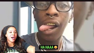 Times Young Thug Disrespected Rappers  Reaction [upl. by Suiratnod]