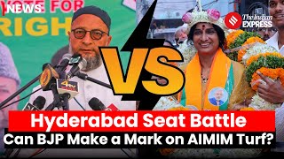 Hyderabad Lok Sabha BJP Goes All Out To Defeat Asaduddin Owaisi  Madhavi Latha [upl. by Gearalt]