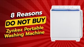 DONT BUY ZYNKEZ PORTABLE WASHING MACHINE BEFORE WATCHING THIS 🚫🧺 8 REASONS [upl. by Eniamert]