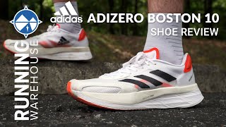 adidas Boston 10 Shoe Review  Max Stack  Energy Rods  An All New Boston [upl. by Magdalene]