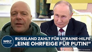 PUTINS KRIEG Trick der G7Staaten Russland zahlt für Schäden Ukraine erhält 50 Milliarden Dollar [upl. by Nnylirehs]