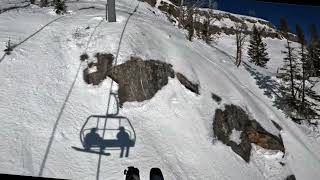 Sublette lift at Jackson Hole 16 March 2024 [upl. by Evy]