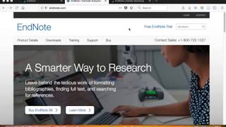Downloading EndNote CWYW PlugIn for MAC Word Version 16 [upl. by Bennett287]