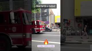 Deslocamento Auto Bomba Pierce Arrow Bombeiros SP [upl. by Mayer]