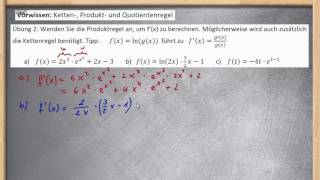 Ableiten Produktregel  Exponentialfunktion ★ viele Beispiele [upl. by Aleciram]