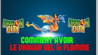 Dragon City Comment avoir le dragon Gel amp Flamme dragon à deux têtes [upl. by Acinorav]