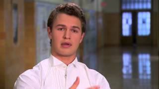 Carrie Ansel Elgort On Set Movie Interview  ScreenSlam [upl. by Gnod]