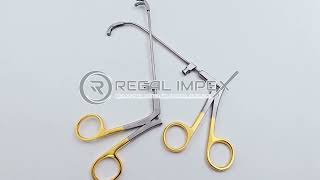 Sinus amp Hypophysectomy Polyp Fess Antrum Grasping Forceps 2 Pcs Set Ent Surgery [upl. by Maridel]