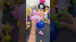 DIY cute balloon cartoon image [upl. by Noe]