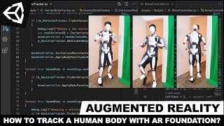 AR Foundation With Unity3d  How To Track A Human Body in 3D With AR Foundation [upl. by Atnauqal]