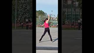 patinaj artistic parcul Poligon gheorgheni2 [upl. by Lekcar]