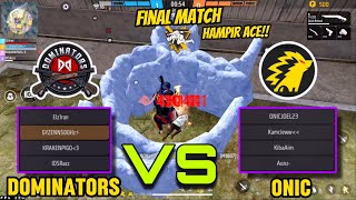 FINAL MATCH DOMINATORS VS ONIC ESPORTS GUA AUTO PAKE MODE 500hz🔥 [upl. by Noryak]