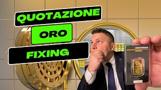 Quotazione Oro Oggi Fixing ORO [upl. by Stacee677]