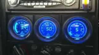 Prosport EVO Digital Series Gauges  Oil Pressure Oil Temp and Water Temp [upl. by Clausen]