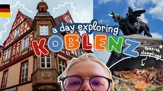 A day trip to Koblenz  Germany Travel Vlog [upl. by Auot]