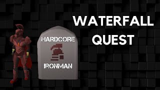 Old School Runescape  Waterfall Quest for Ironmen with tips [upl. by Bren]