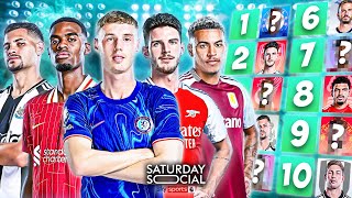 Ranking the 10 BEST midfielders in the Premier League right now 🔥  Saturday Social [upl. by Cale]