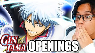 Is This a Masterpiece  GINTAMA OPENINGS BLIND REACTION [upl. by Leirud715]