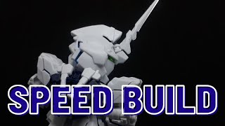 THE MECHA BASE SD Unicorn Gundam Perfectibility Speed Build [upl. by Donohue]