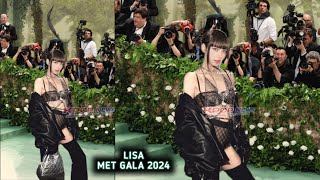 BLACKPINKs Lisa attends the 2024 Met Gala in New York [upl. by Artim]