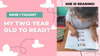 How I taught my 2 year old to read without realizing [upl. by Ahsinom]