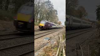 Train at Sooth Wingfield 21124 Meridian to Sheffield at Speed [upl. by Ellezaj818]