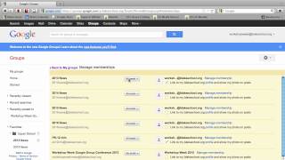 Edit Membership for All of Your Google Groups  Change your email delivery options [upl. by Bogusz]