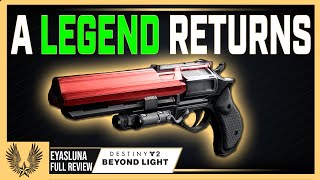 Destiny 2 Eyasluna is ELITE and the God Roll isnt what others say it is FULL REVIEW [upl. by Novit]