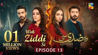 Woh Ziddi Si  Episode 13  20th October 2024  Aina Asif amp Ali Abbas   HUM TV [upl. by Nerradal]