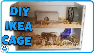 DIY Hamster Cage  IKEA Billy Cage [upl. by Frankie147]