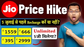 FAQ  Jio New Plan 2024  Jio New Recharge Plan 2024  Jio New Plan Chart and Jio Price Hike 2024 [upl. by Akimrej]