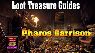 Assassins Creed Origins  Pharos Garrison  Loot Treasure Locations [upl. by Polak]