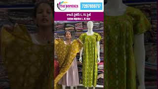 Budget Friendly Cotton Nighties L XL  Nighties wholesale and retail shop in Hyderabad The Womenza [upl. by Jamieson]