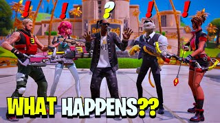 What Happens if ALL 5 Bosses Meet in Fortnite REMIX Chapter 2 [upl. by Courtund]