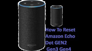 How To Reset your Amazon Alexa Echo Dot 2nd 3rd 4th or 5th Generation amazonalexa [upl. by Yenoh]