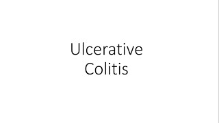 Ulcerative Colitis  For Medical Students [upl. by Merla]