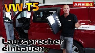 Lautsprecher VW T5 tauschen  Türdämmung  ARS24 [upl. by Kyre]