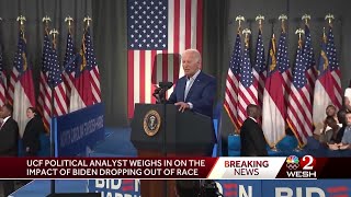 Florida political analyst weighs in on the impact of Biden dropping out of presidential race [upl. by Garmaise]