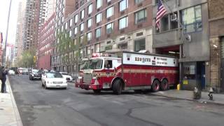 FDNY  RESCUE 1 MASSIVE AIR HORN [upl. by Haskins415]